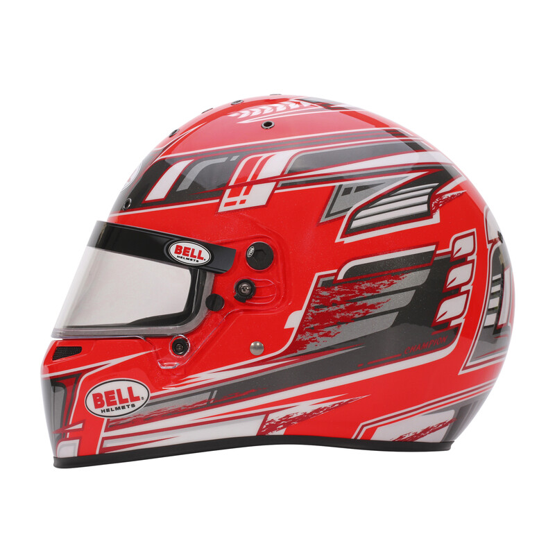 Casque Bell Karting KC7-CMR Anthracite / Rouge Champion